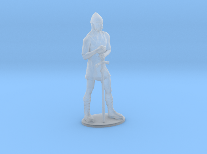 Human Fighter Miniature 3d printed 