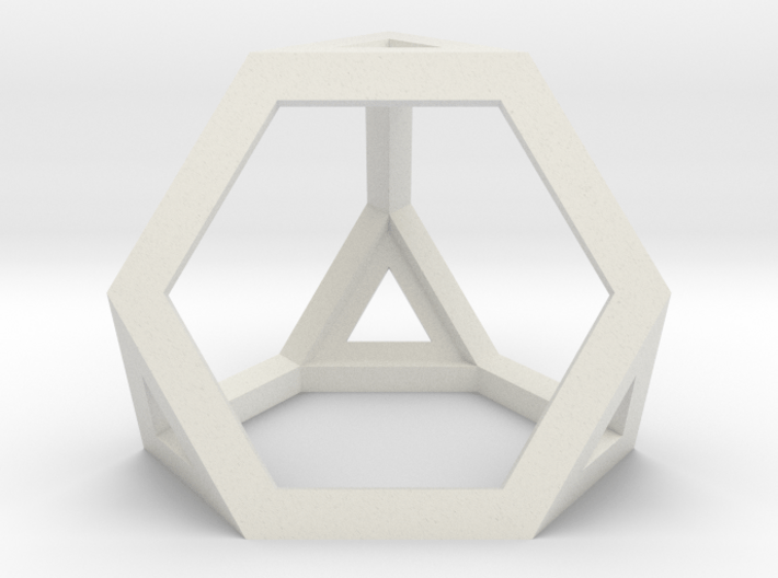 Truncated Tetrahedron 3d printed