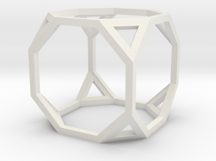 Truncated Cube 3d printed 