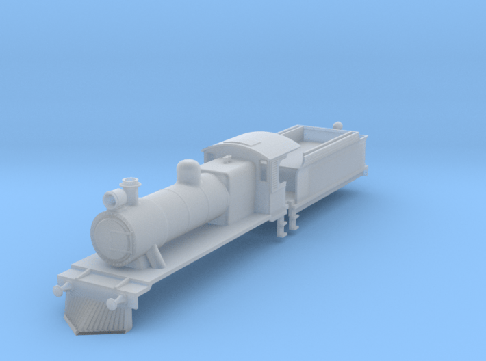 b-160fs-ceylon-b1-loco-plus-tender 3d printed 