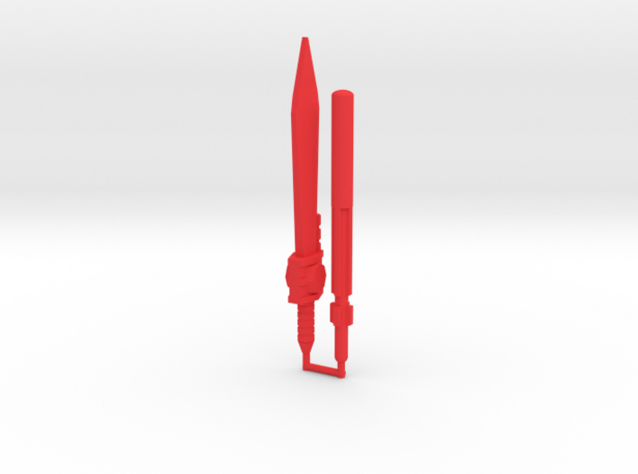 Grimlock Classic Sword and Missile 3d printed 