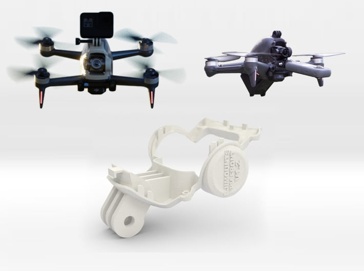 DJi FPV Front Mount (Top only) 3d printed