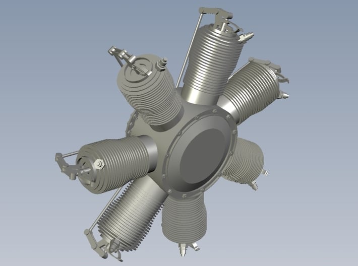 1/144 scale Gnome 7 Omega rotary engines x 10 3d printed 