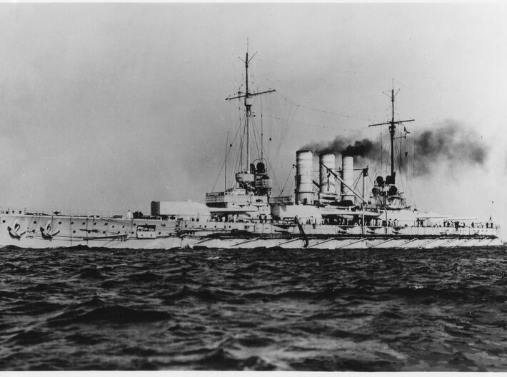 Nameplate SMS Oldenburg 3d printed Helgoland class battleship SMS Oldenburg.