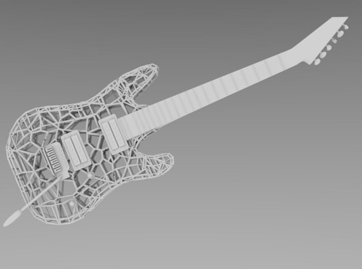 ESP Guitar (60mm) 3d printed 
