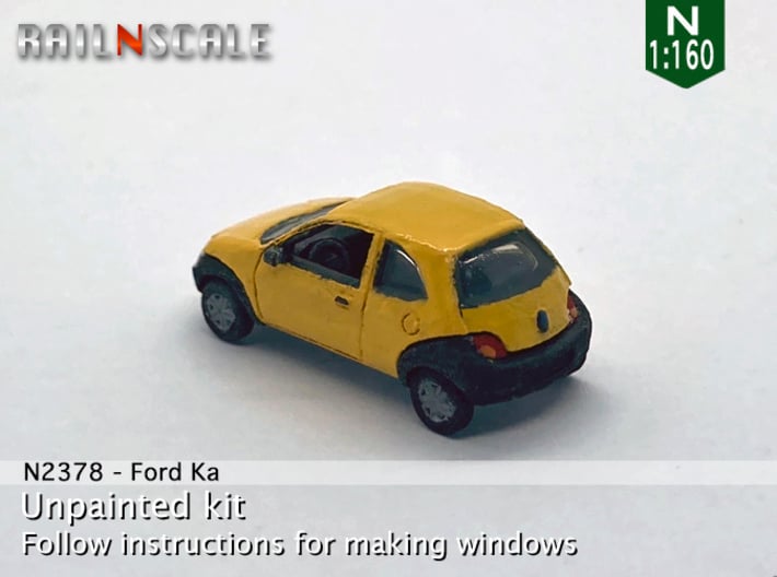 Ford Ka (N 1:160) 3d printed 
