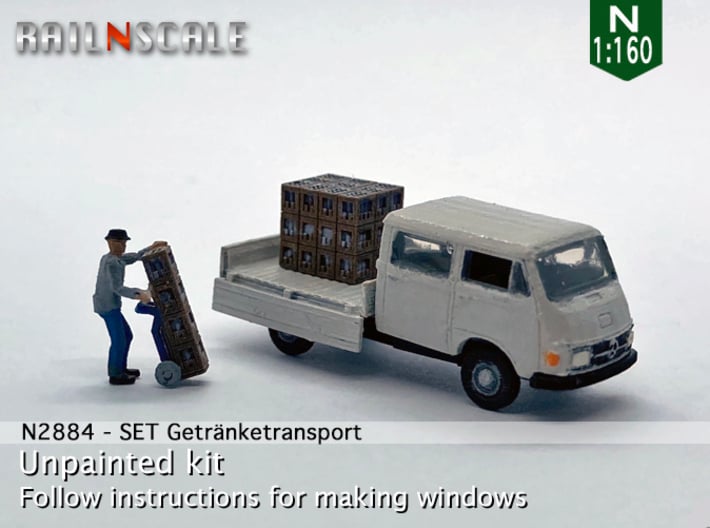 SET Getränketransport (N 1:160) 3d printed 