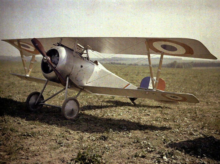 Nameplate Nieuport 17 3d printed