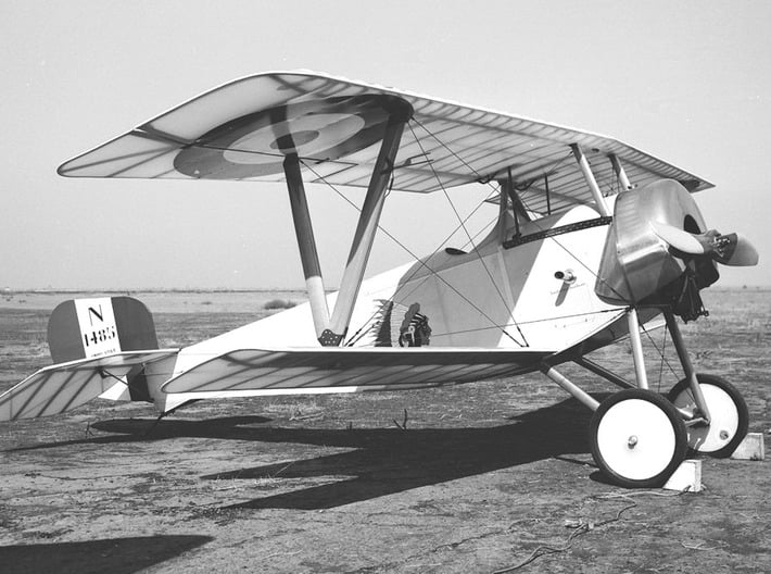 Nameplate Nieuport 11 3d printed 
