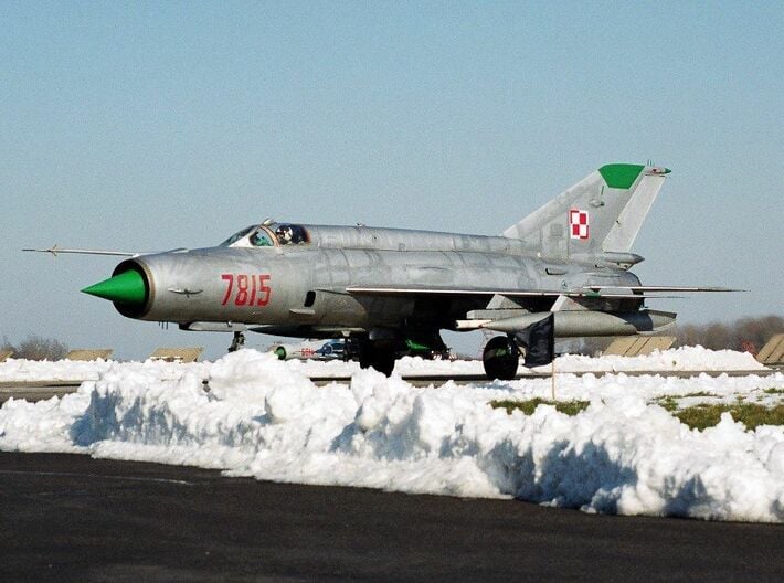Nameplate МиГ-21 (MiG-21 in Cyrillic) 3d printed 