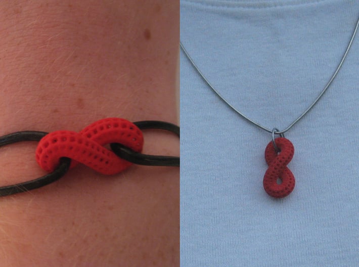 Infinite Loop and Hidden Heart Pendant/Bracelet (QUHVH7DFG) by