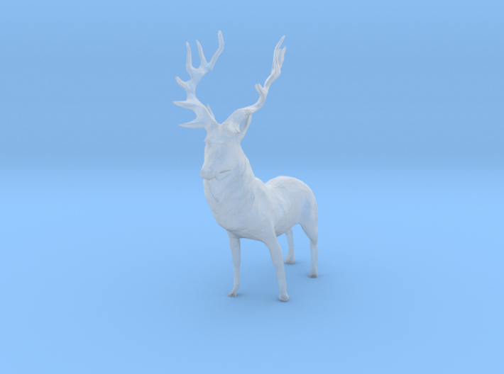 S Scale Deer 3d printed This is a render not a picture