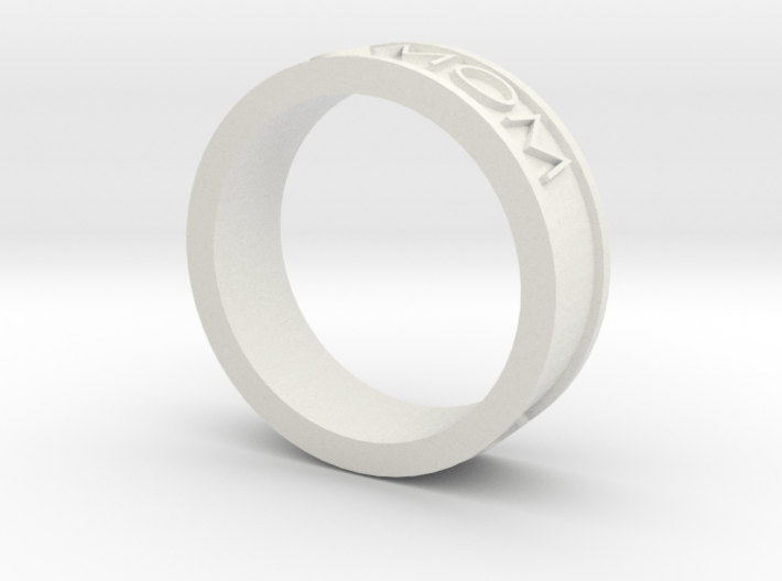 Basic Ring Size 8 ASU MOM 3d printed