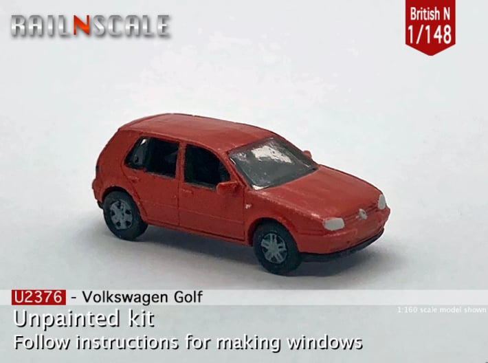 Volkswagen Golf 5 door (British N 1:148) 3d printed 