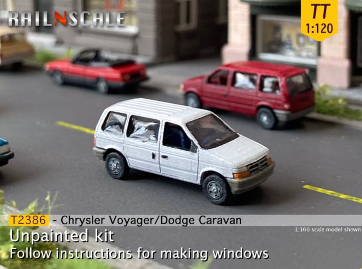 Chrysler Voyager (TT 1:120) 3d printed 