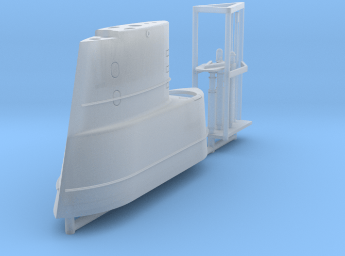 GUPPY Electric Boat Sail, 1/350 3d printed