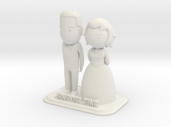 Newly weds 3d printed