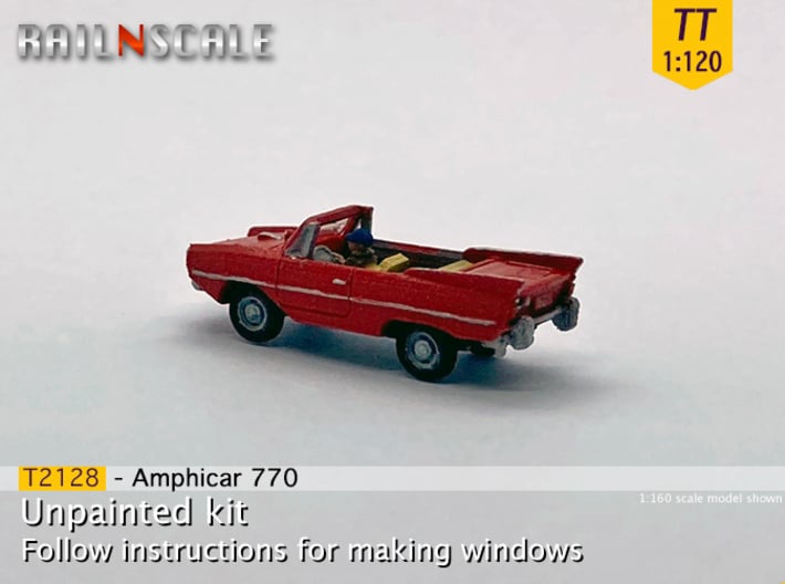 Amphicar 770 (TT 1:120) 3d printed 