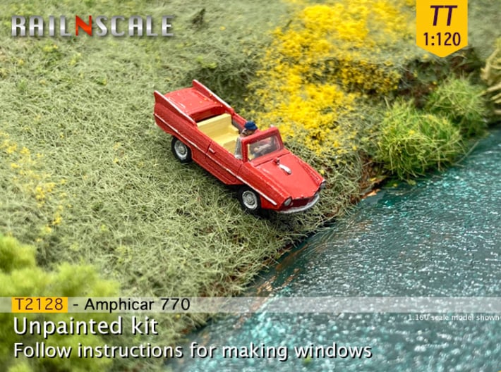 Amphicar 770 (TT 1:120) 3d printed 