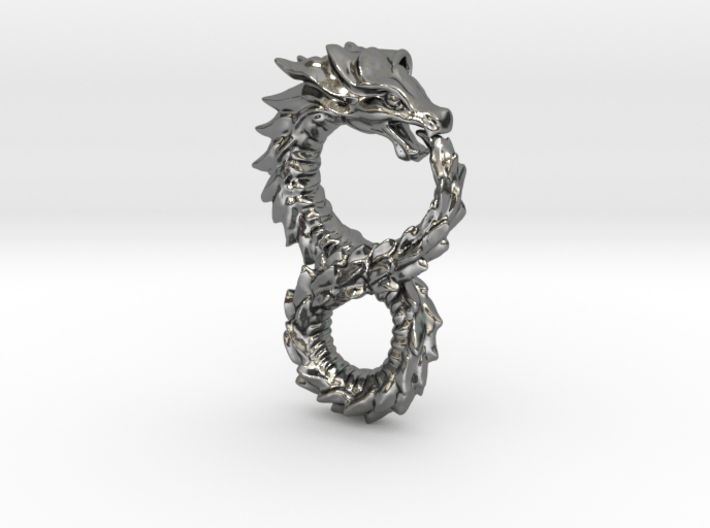 Ouroboros Pendant (Altered Carbon) 3d printed 