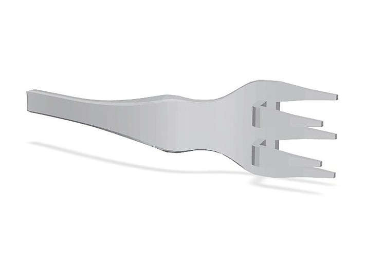 5-tine Fork 3d printed 