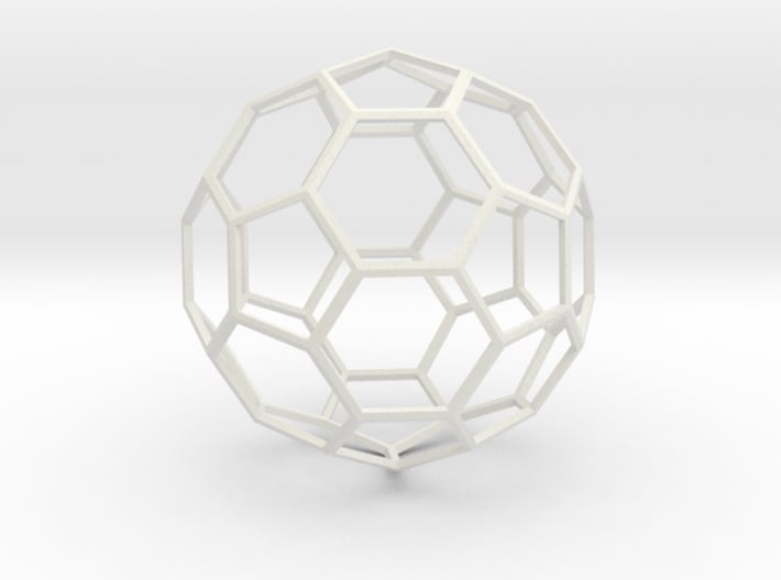 Carbon Buckyball (C60) 3d printed