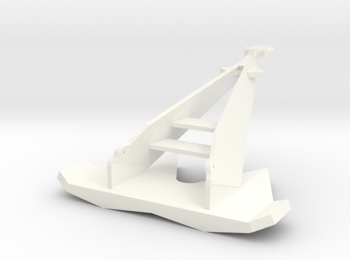 8 ton offshore anchor (1:100) 3d printed 