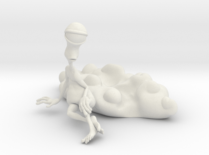 AWN Reclining Nude 3d printed
