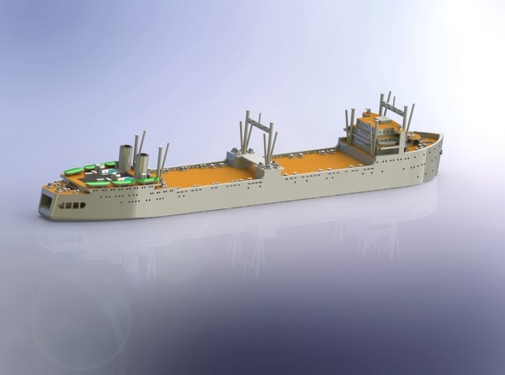 IJN Nisshin Maru Auxiliary Oiler 1/700 (YQVG3KJAJ) by 