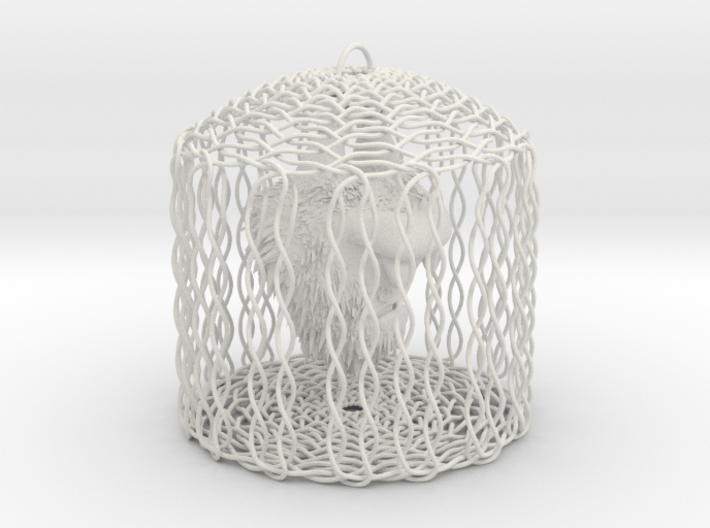 Caged Hairy Mongrel 3d printed 