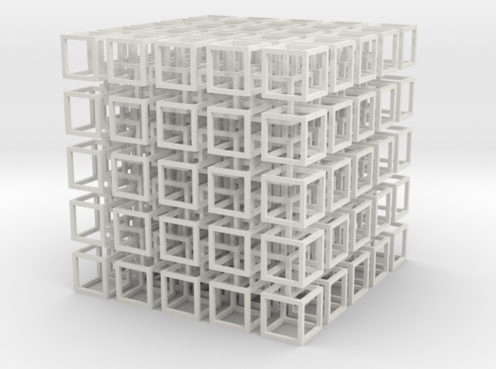 Cube Network 3d printed 