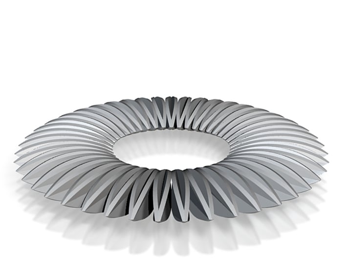 Calatrava Jewellery forms 141 60mm dia pendant 3d printed