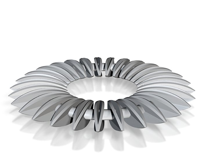 Calatrava Jewellery forms 139 80mm dia pendant 3d printed 
