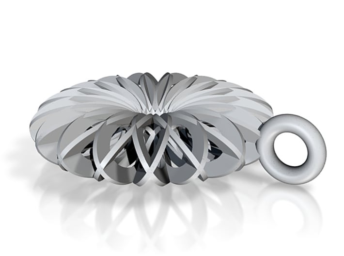 Calatrava Jewellery forms 144 60mm dia pendant 3d printed