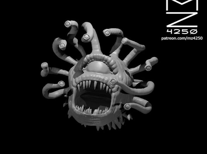 Zombie Beholder 3d printed