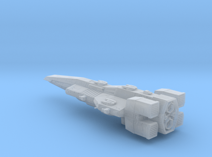 SCI FI Deep Space Void Cruiser, highly detailed 3d printed