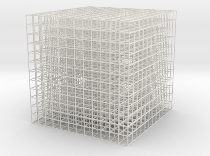 10 cm cube 3d printed