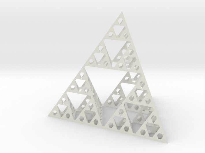 4 cm Sierpinski pyramid 3d printed