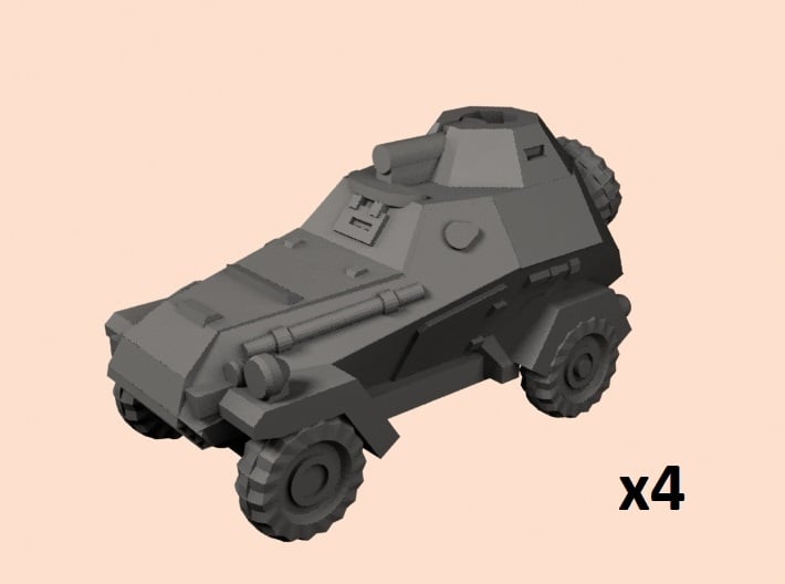 1/160 BA-64 armored cars (4) 3d printed 