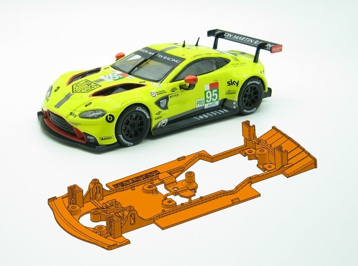 PSCA02504 Chassis Carrera Aston Martin Vantage GTE (VWC45QFN4) by ProSpeed