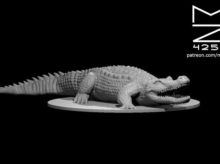  Giant Crocodile 3d printed 
