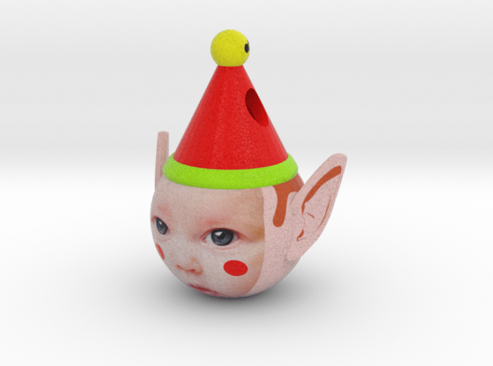 Elf Bauble (Personalize) 3D printed  3d printed 