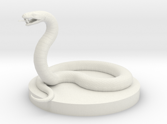 Giant Posionous Snake 3d printed 