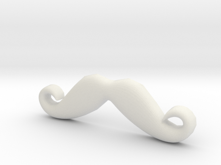 Moustache form 3d printed