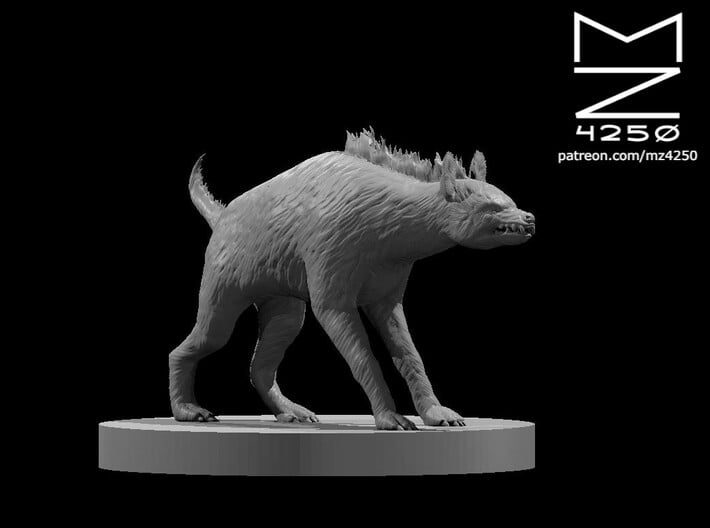 Hyena 3d printed