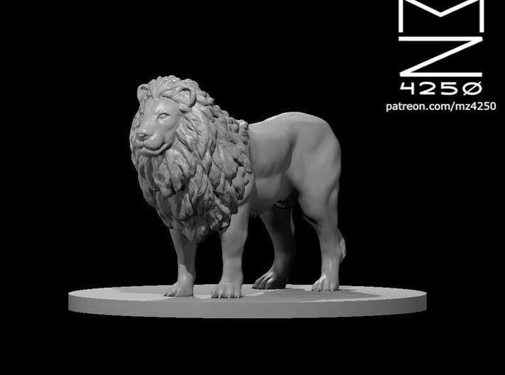 Lion 3d printed