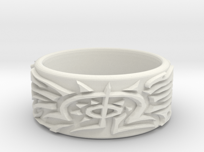 Eldritch Ring - Ring Size US 10 3d printed