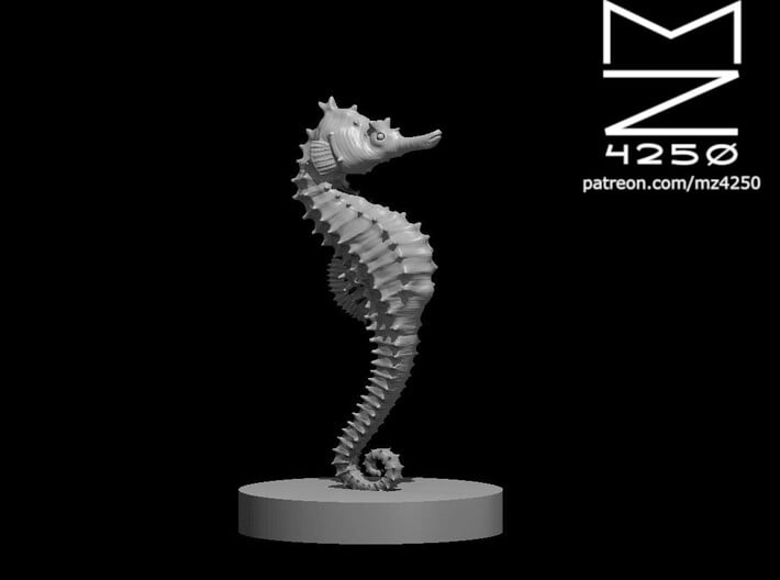 Seahorse 3d printed