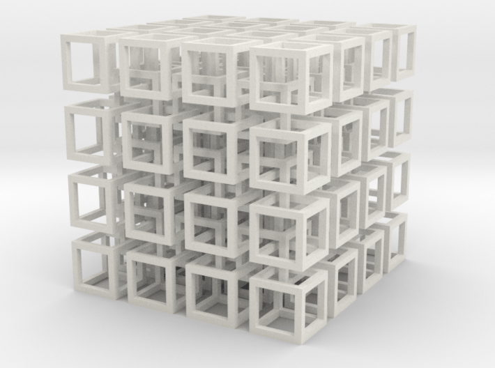 interlocked cubes 4 3d printed