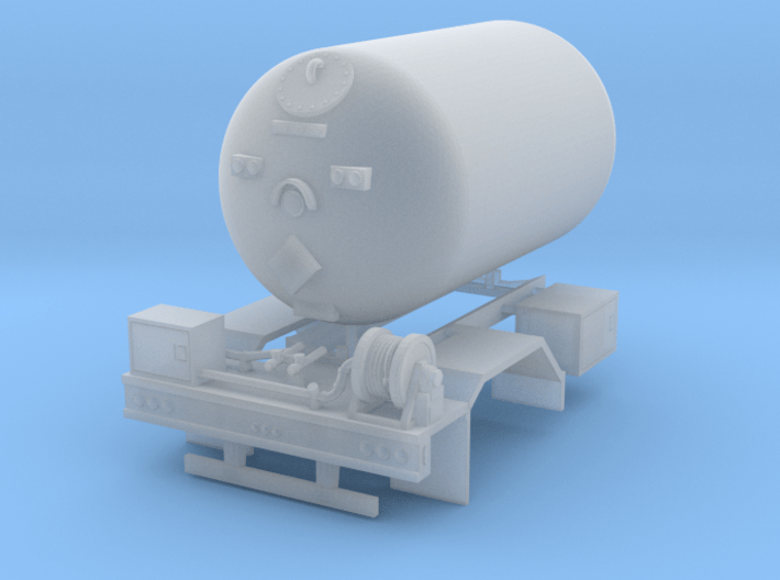1/87th Propane Single Axle delivery Truck body 3d printed